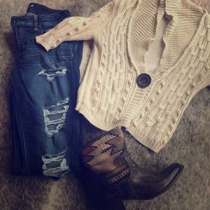 Crop cardigan